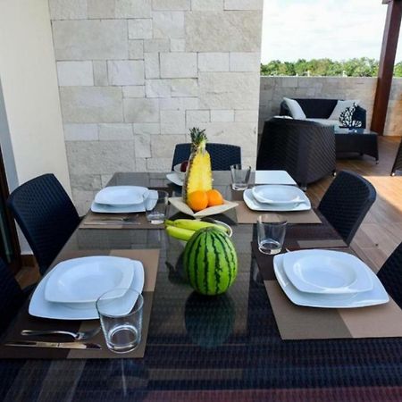 Penthouse Blue Luxury La Veleta Apartment Tulum Bagian luar foto