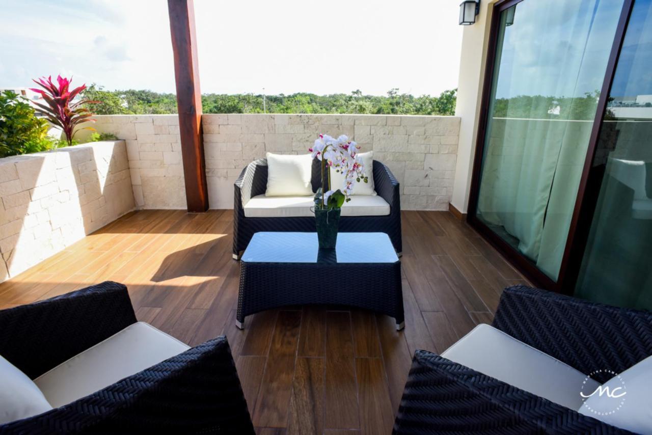 Penthouse Blue Luxury La Veleta Apartment Tulum Bagian luar foto
